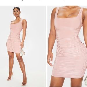 PLT Dusty Rose Ruched Dress! 💓